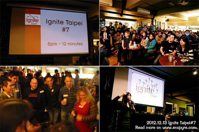 Ignite Taipei7 Elias用五分鐘談25年創業史