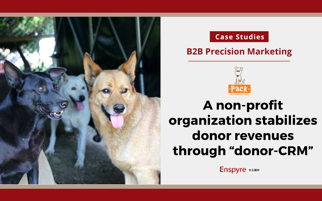 A non-profit organization stabilizes donor revenues through “donor relationship management”