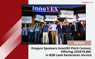 Enspyre Sponsors InnoVEX Pitch Contest, Offering USD$10,000 in B2B Lead Generation Services