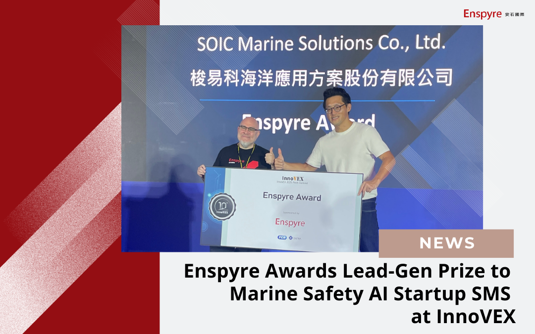 Enspyre Awards Lead Generation Prize to Marine Safety AI Startup SMS at InnoVEX
