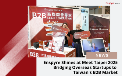 Enspyre Shines at Meet Taipei 2025: Bridging Overseas Startups to Taiwan’s B2B Market