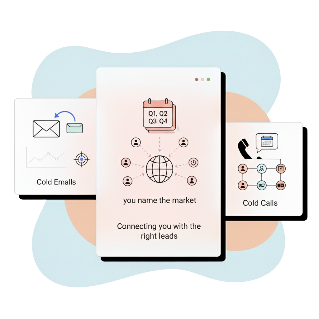 What You’ll Get - You name the market and we connect you with the right leads.