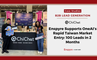 Enspyre Supports OneAI’s Rapid Taiwan Market Entry: 100 Leads in 2 Months